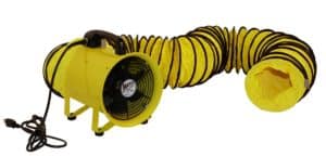 MaxxAir HVHF 12COMBO Heavy Duty Cylinder Fan with 20-foot Vinyl Hose