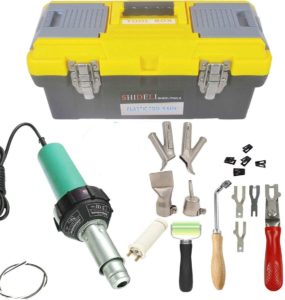 Go2Home 1600W Plastic Welder Kit Hot Air Gun Complete Tool Set