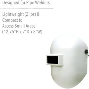 Fibre-Metal Pipeliner Fiberglass Welding Helmet with Rubber Headband